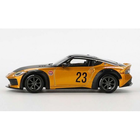 Nissan 400Z Liberty Walk Nation Works '24, (Goud) MiniGT (782)