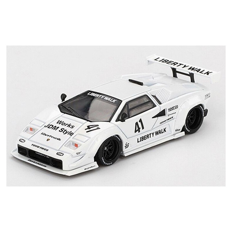 Lamborghini Countach LB-Works Nr41 Tokyo Auto Salon '24 (Wit) MiniGT (966)