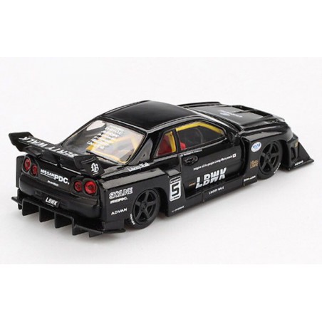Nissan Skyline ER34 Nissan LB-ER34 Super Silh. '24, (Zwart) MiniGT (844)
