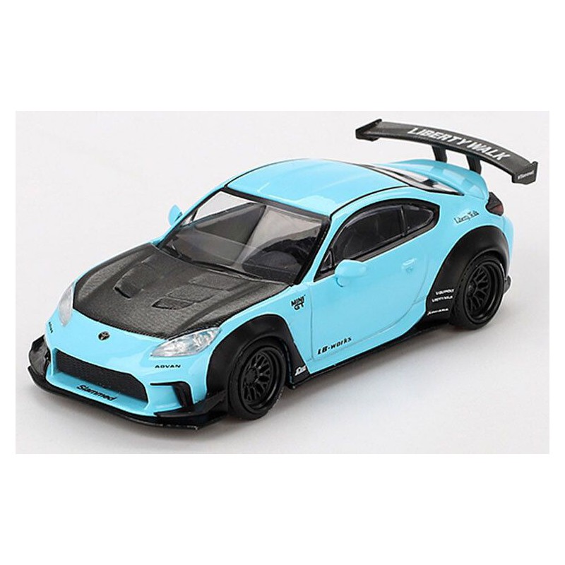 Toyota GR86 LB Works  '24 (Baby Blauw) MiniGT (873)
