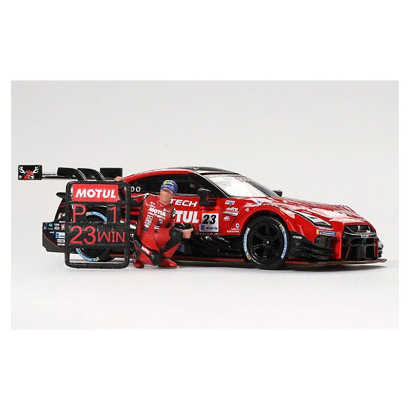 Nissan GT-R (R35) Motul Autech Nr23 Suzuka Nr1 '21 Met Matsuda 1:64, Mini GT(875)