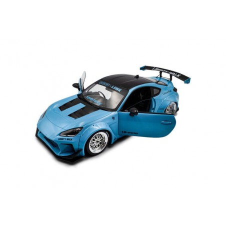 Toyota GR86 Liberty Walk body kit '24, (Blauw) - 1:18 - Solido