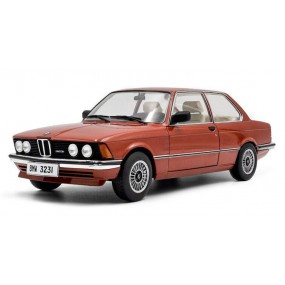 BMW 323I (E21) '80, rood metallic (Kastanje rood) - 1:18 - Solido
