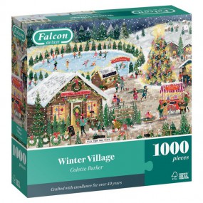 Winter village, Falcon 1000 stukjes