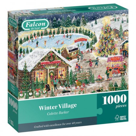 Winter village, Falcon 1000 stukjes