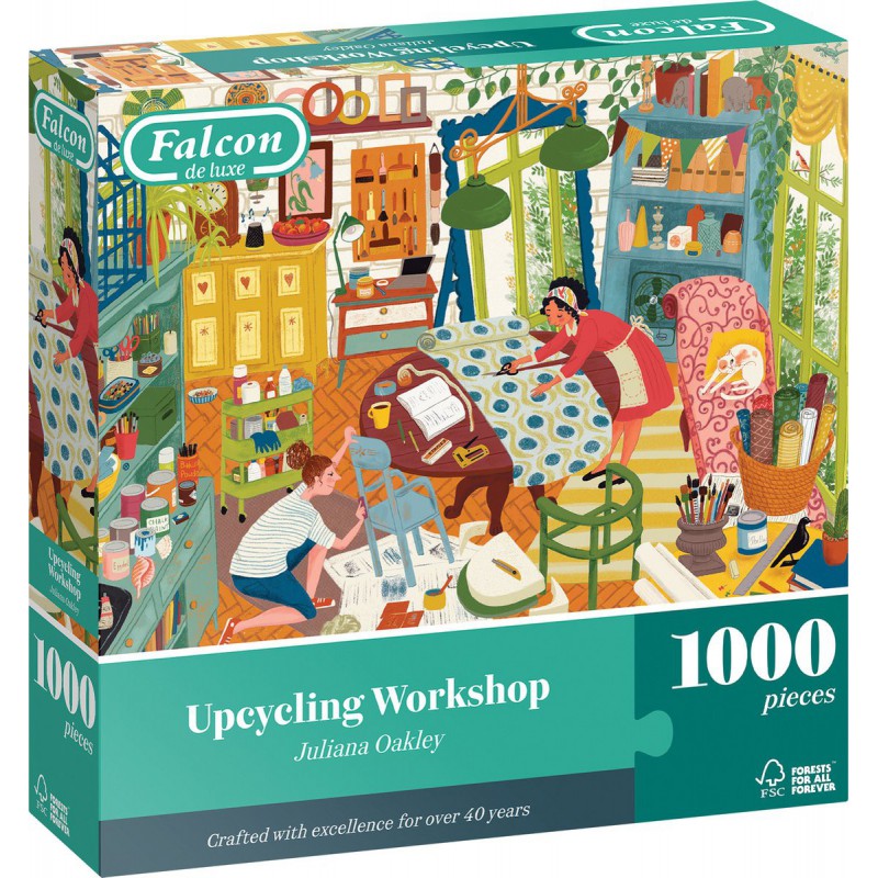 Upcycling workshop, Falcon 1000 stukjes
