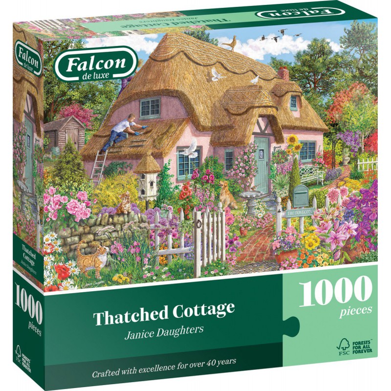 Thatched cottage, Falcon 1000 stukjes