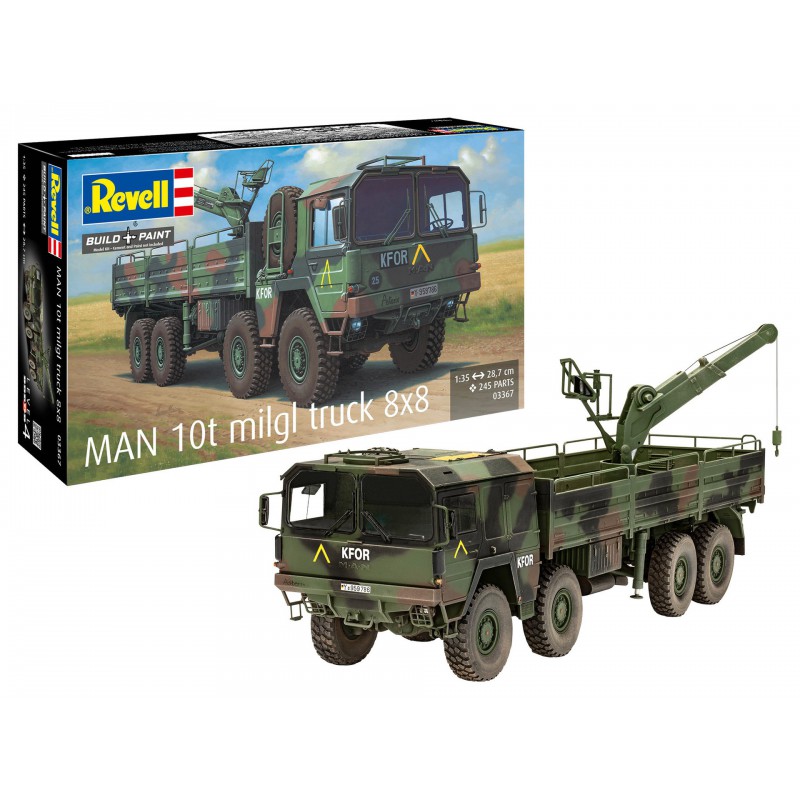 MAN 10t Milgl Truck 8x8, 1:35, Revell
