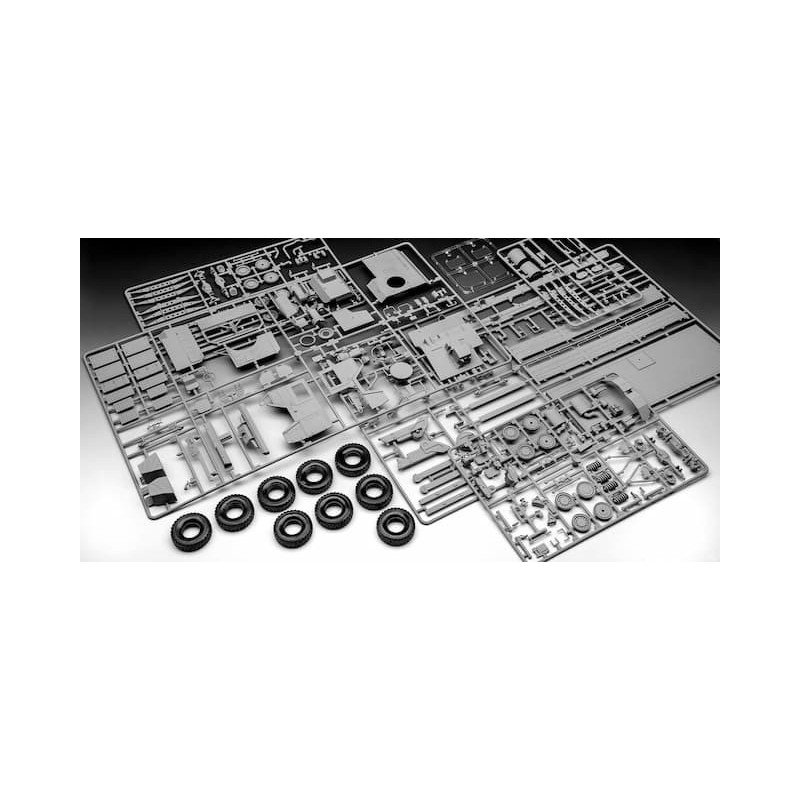 MAN 10t Milgl Truck 8x8, 1:35, Revell