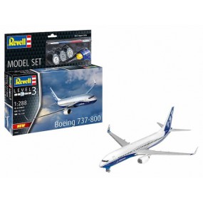 Modelset Boeing 737-800 1:288, Revell 63809