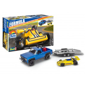 '78 Chevy 4x4 Pickup met Go-Kart 1:25, Revell 14581