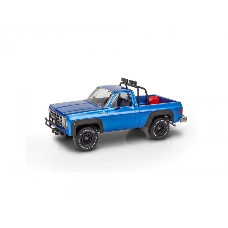 '78 Chevy 4x4 Pickup met Go-Kart 1:25, Revell 14581