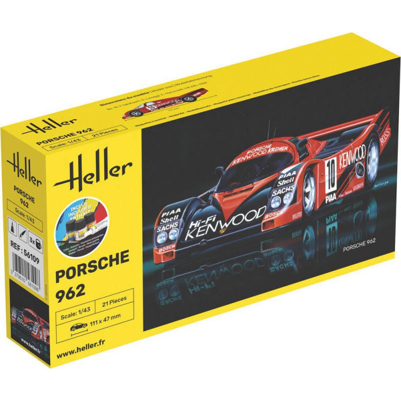 Porsche 962, Starter 1:43, Heller