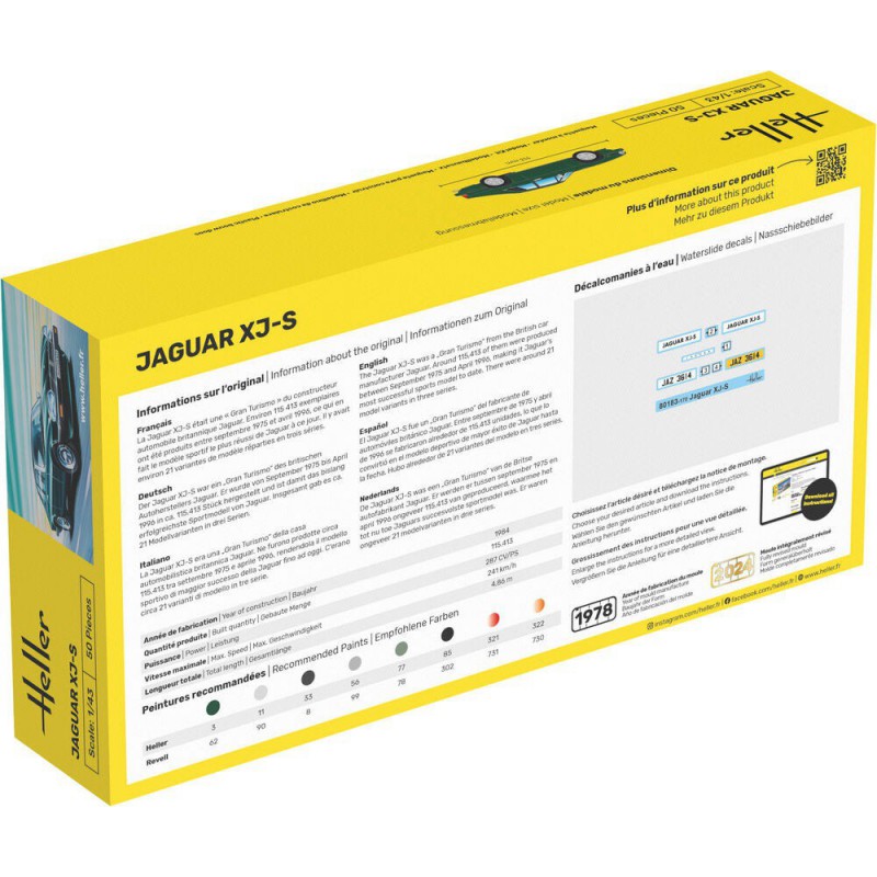 Jaguar XJS, Starter 1:43, Heller