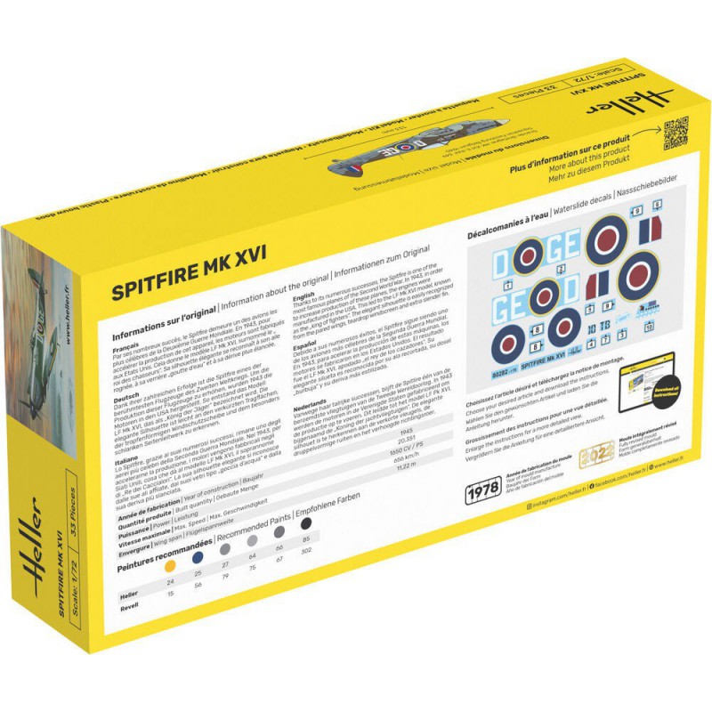 Spitfire MK XVI, Starter 1:72, Heller
