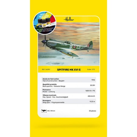 Spitfire MK XVI, Starter 1:72, Heller