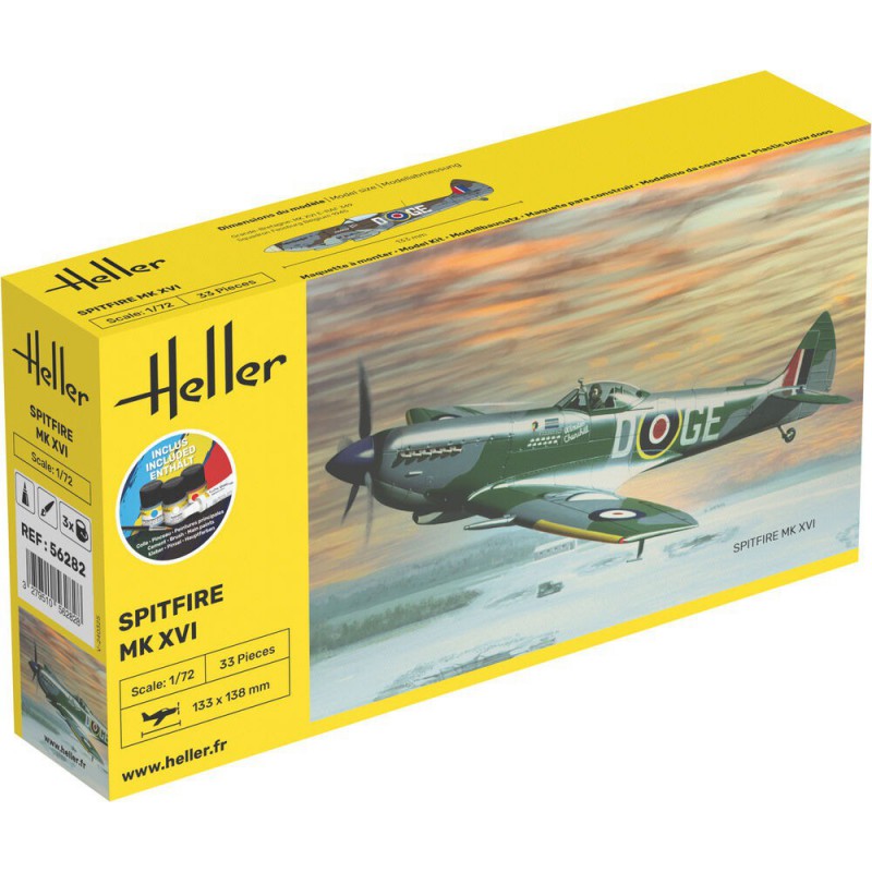 Spitfire MK XVI, Starter 1:72, Heller
