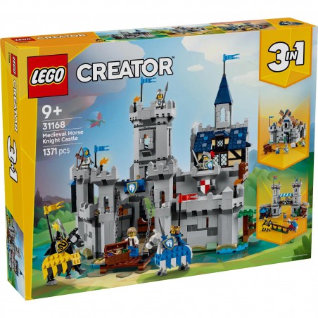 LEGO CREATOR - 31168 Middeleeuws kasteel met ridders de paard