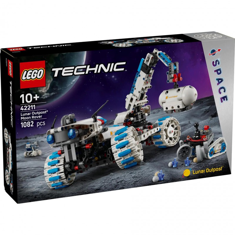 LEGO TECHNIC - 42211 Lunar Outpost Maanrover Ruimtevoertuig