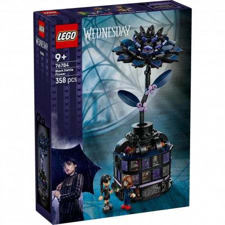 LEGO - 76784 Wednesday: Zwarte dahlia