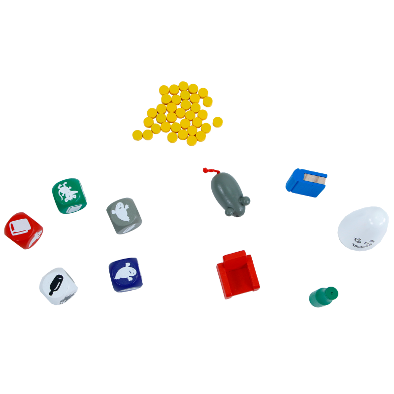 Vlotte Geesten, Het dobbelspel