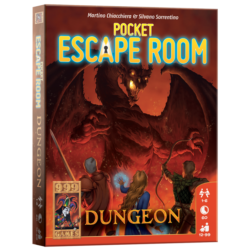 Pocket Escape Room: Dungeon - Kaartspel, 999 Games