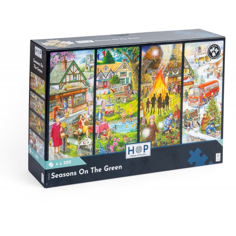 Seasons on the green, 4x500 stukjes House of puzzles