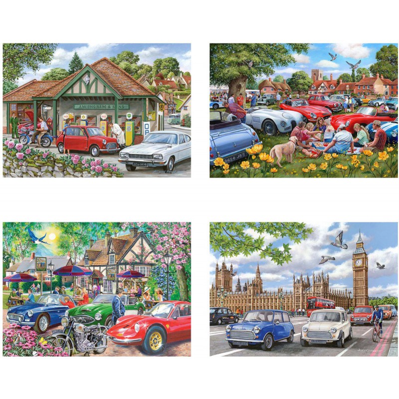 Nice day for a drive House of puzzles 4x500 stukjes