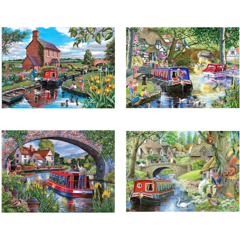 Cruising the canals House of puzzles 4x500 stukjes