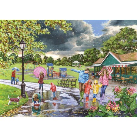 House of Puzzles. 500stukjes Puddles ,   The " Contin " Collection