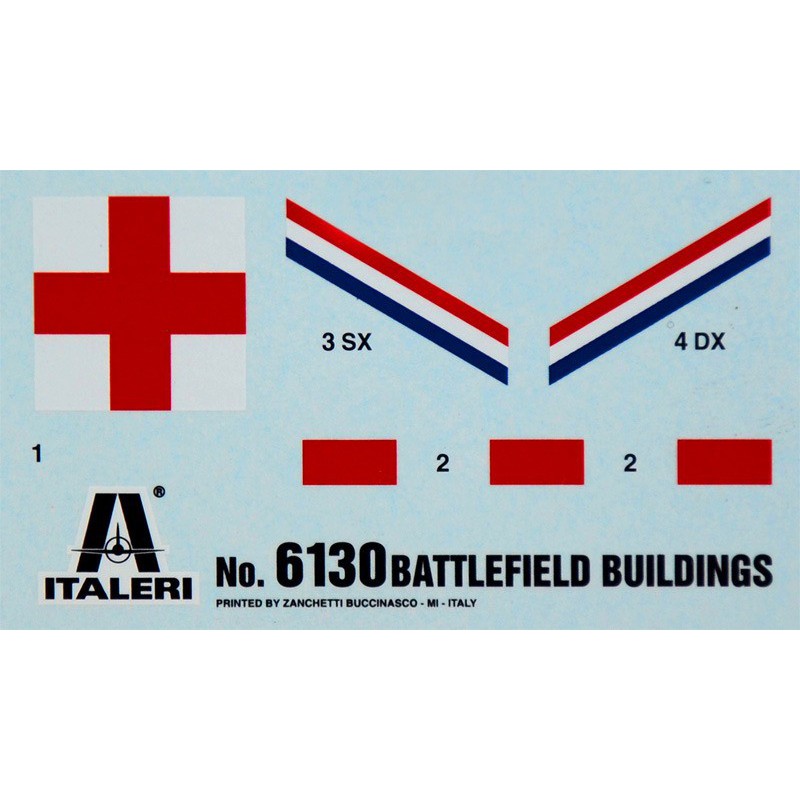 Battlefield Buildings, 1:72, Italeri