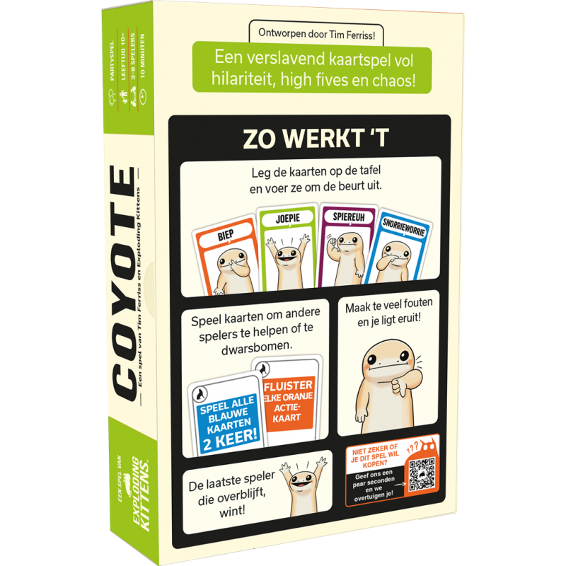 Coyote - Partyspel, Asmodee nederlandstalig
