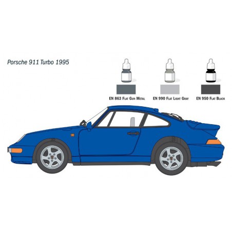 Complete Start Set, Porsche 911, 1:24, Italeri