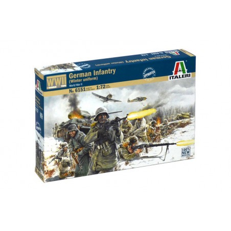 German Infantry (Winter uniform), 1:72, Italeri