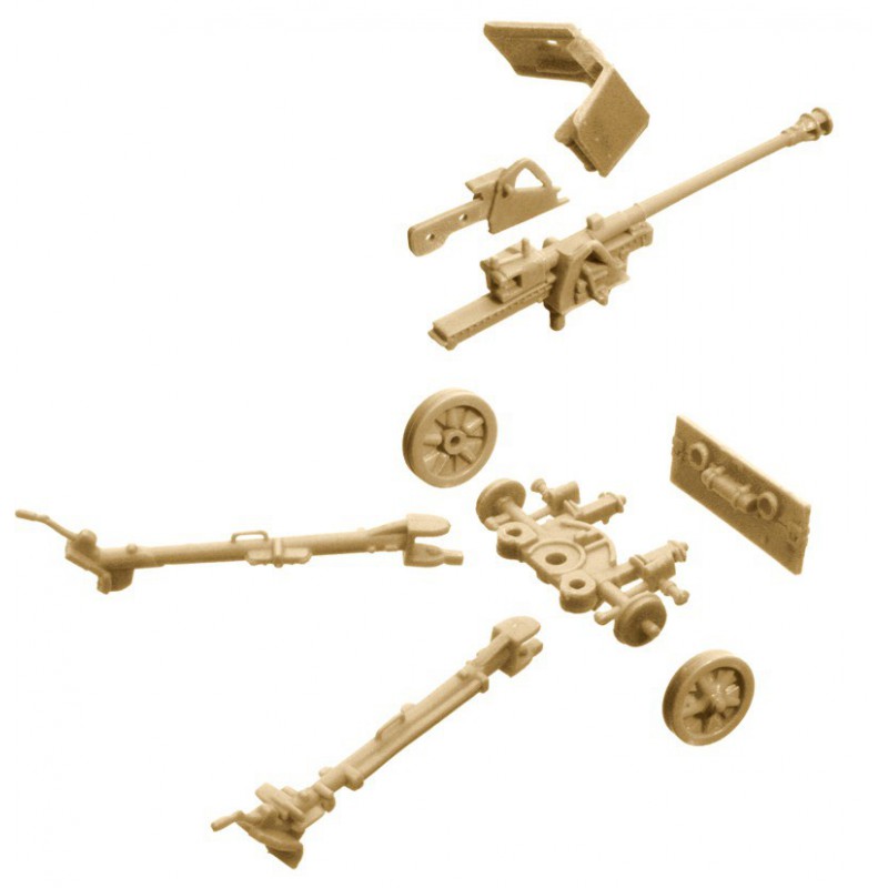 PAK 40 AT Gun with crew, 1:72, Italeri