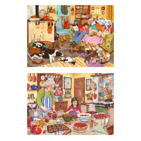 Heart of the home, 2x500 XL stukjes House of Puzzels