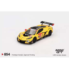 Chevrolette Corvette Z06 GT3 R , (Geel) MiniGT (854)