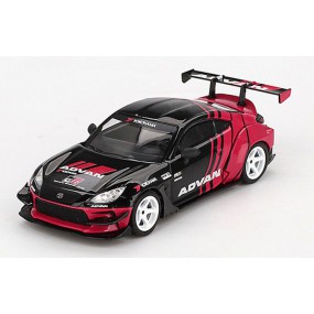 Toyota GR86 HKS Type R Advan Tokyo Auto Salon '22, (Zwart/Rood) MiniGT (956)