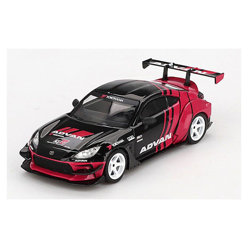 Toyota GR86 HKS Type R Advan Tokyo Auto Salon '22, (Zwart/Rood) MiniGT (956)