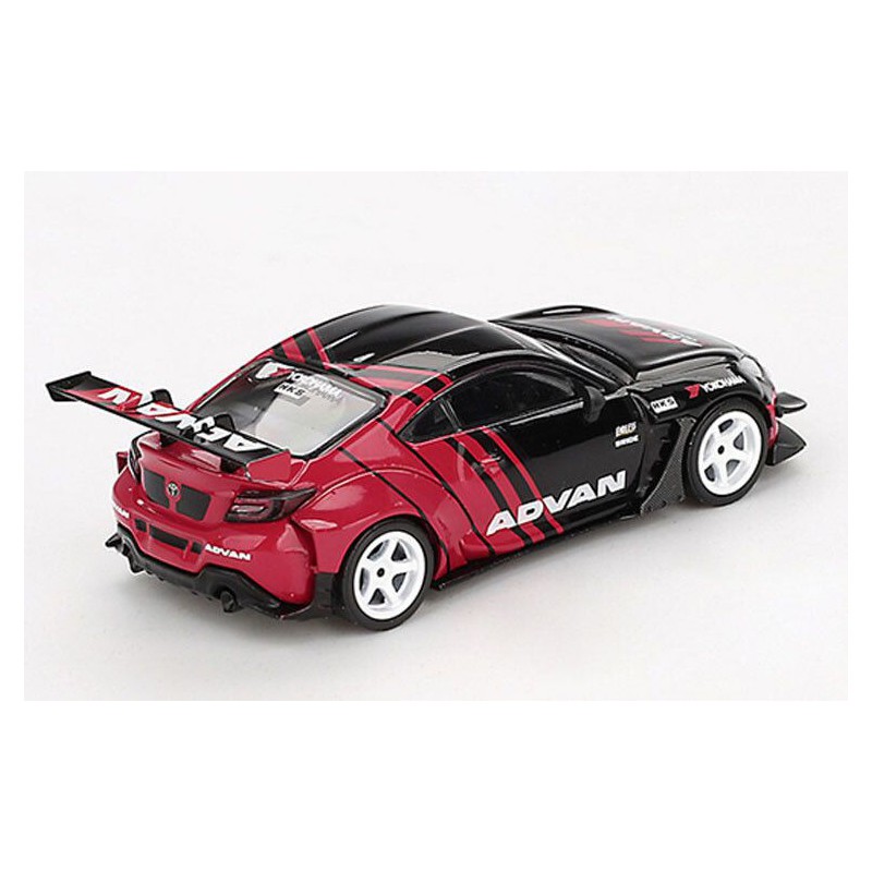 Toyota GR86 HKS Type R Advan Tokyo Auto Salon '22, (Zwart/Rood) MiniGT (956)