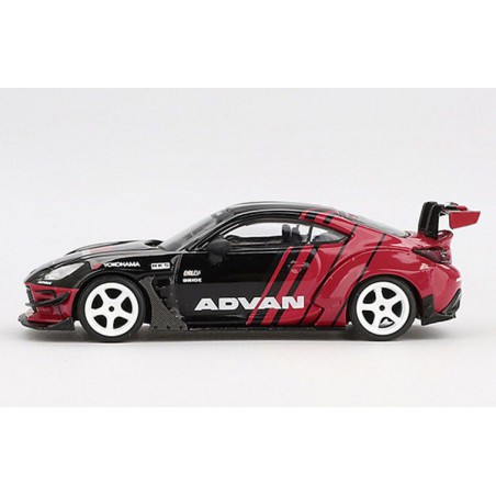 Toyota GR86 HKS Type R Advan Tokyo Auto Salon '22, (Zwart/Rood) MiniGT (956)