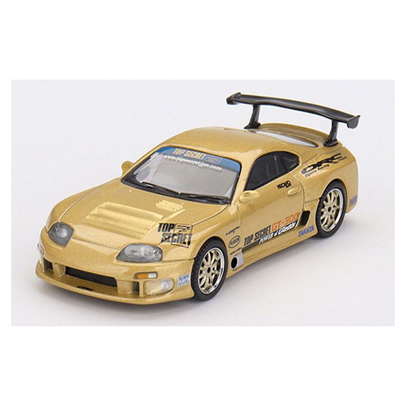 Toyota Supra MK4 (A80) Top Secret GT-300 '23, (Goud) Mini GT (961)