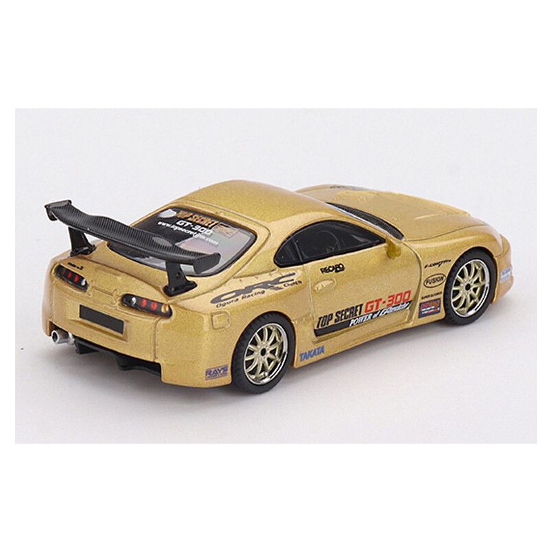 Toyota Supra MK4 (A80) Top Secret GT-300 '23, (Goud) Mini GT (961)