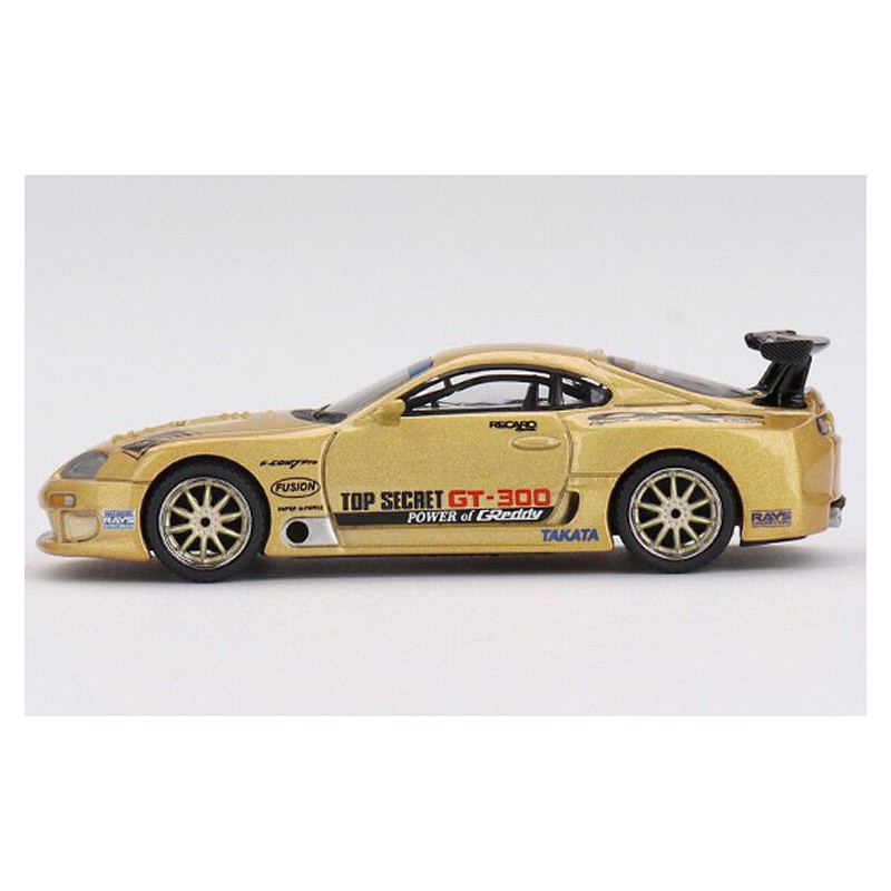 Toyota Supra MK4 (A80) Top Secret GT-300 '23, (Goud) Mini GT (961)