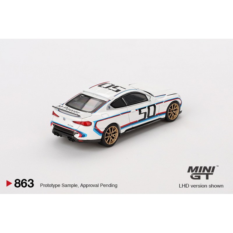 BMW 3.0 CSL (Wit), Mini GT (863)
