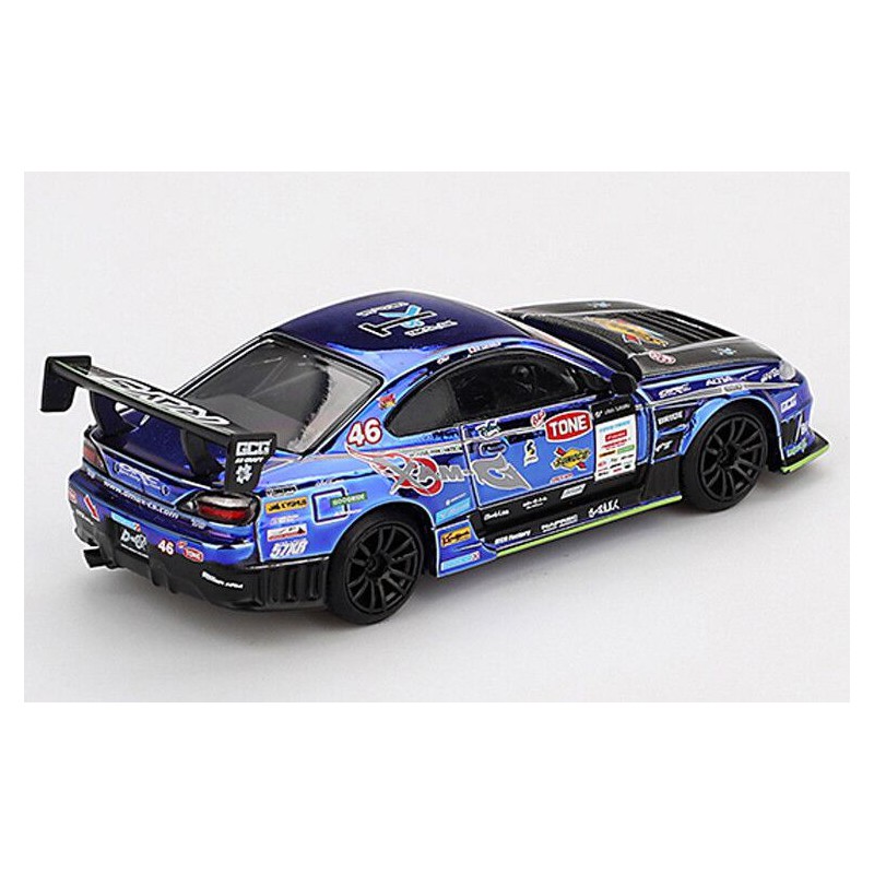 Nissan Silvia S15 nr70 D-Max Racing D1 GP 2023, Mini GT (blister verpakking)