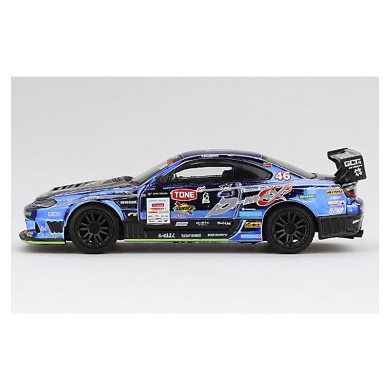 Nissan Silvia S15 nr70 D-Max Racing D1 GP 2023, Mini GT (blister verpakking)