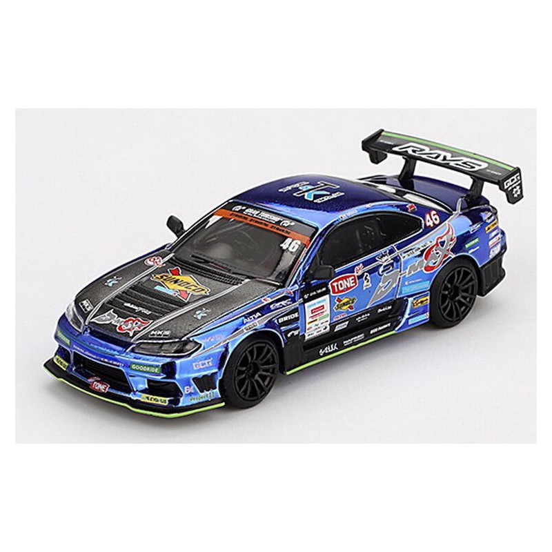 Nissan Silvia S15 nr70 D-Max Racing D1 GP 2023, Mini GT (blister verpakking)