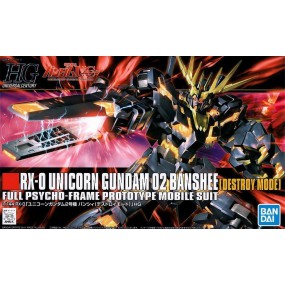 Gundam HG: RX-0 UNICORN 02 Banshee (destroy mode), Bandai