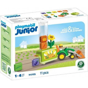 Playmobil Junior - 71773 Tractor met laad- en lossysteem